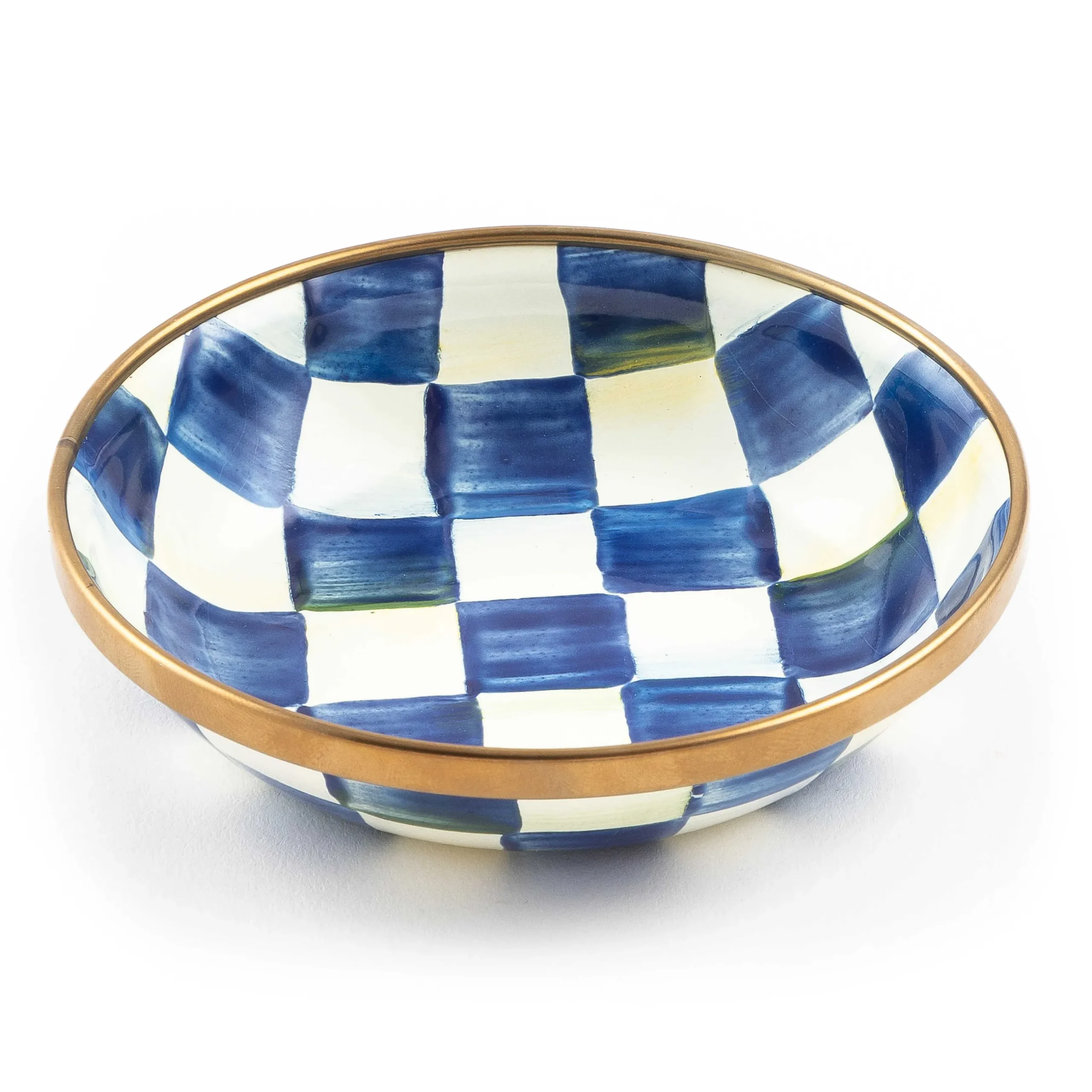 Serveware|MacKenzie-Childs Royal Check Dipping Bowl