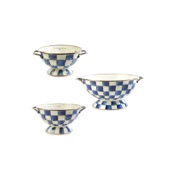Kitchen & Dining Sets|Kitchen Utensils & Tools|MacKenzie-Childs Royal Check Everything Bowl  Colanders Set