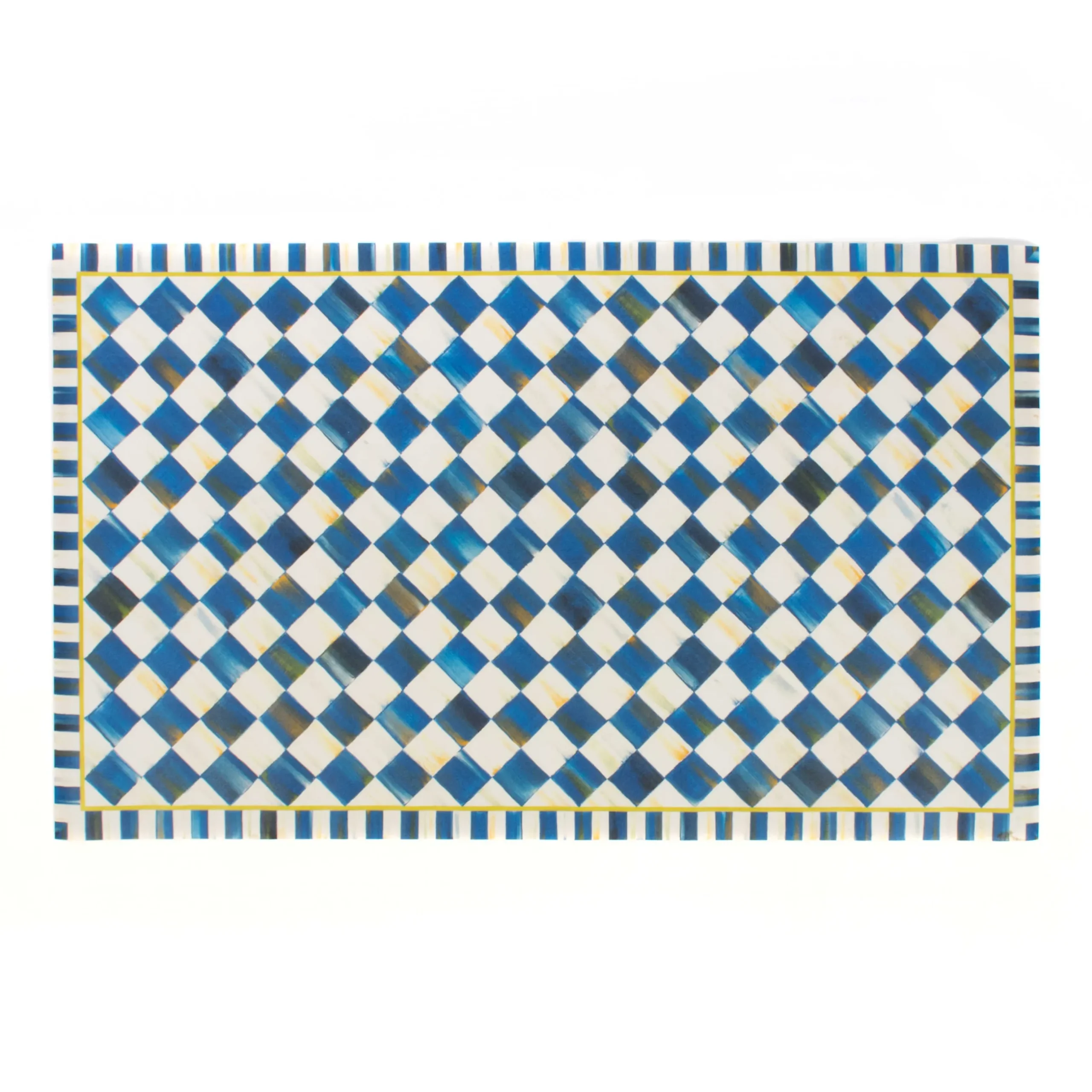 Rugs|MacKenzie-Childs Royal Check Floor Mat - 3' x 5'