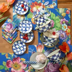 Dinnerware & Flatware|MacKenzie-Childs Royal Check Ice Cream Dish