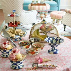 Dinnerware & Flatware|MacKenzie-Childs Royal Check Ice Cream Dish