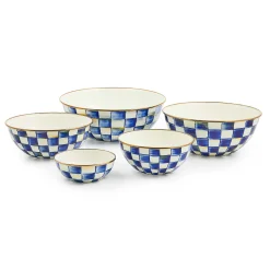 Serveware|MacKenzie-Childs Royal Check Medium Everyday Bowl