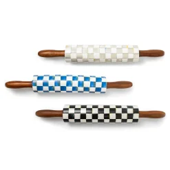 Kitchen Utensils & Tools|MacKenzie-Childs Royal Check Rolling Pin