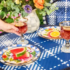 Dinnerware & Flatware|MacKenzie-Childs Royal Check Salad/Dessert Plate