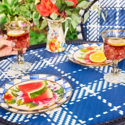 Dinnerware & Flatware|MacKenzie-Childs Royal Check Salad/Dessert Plate