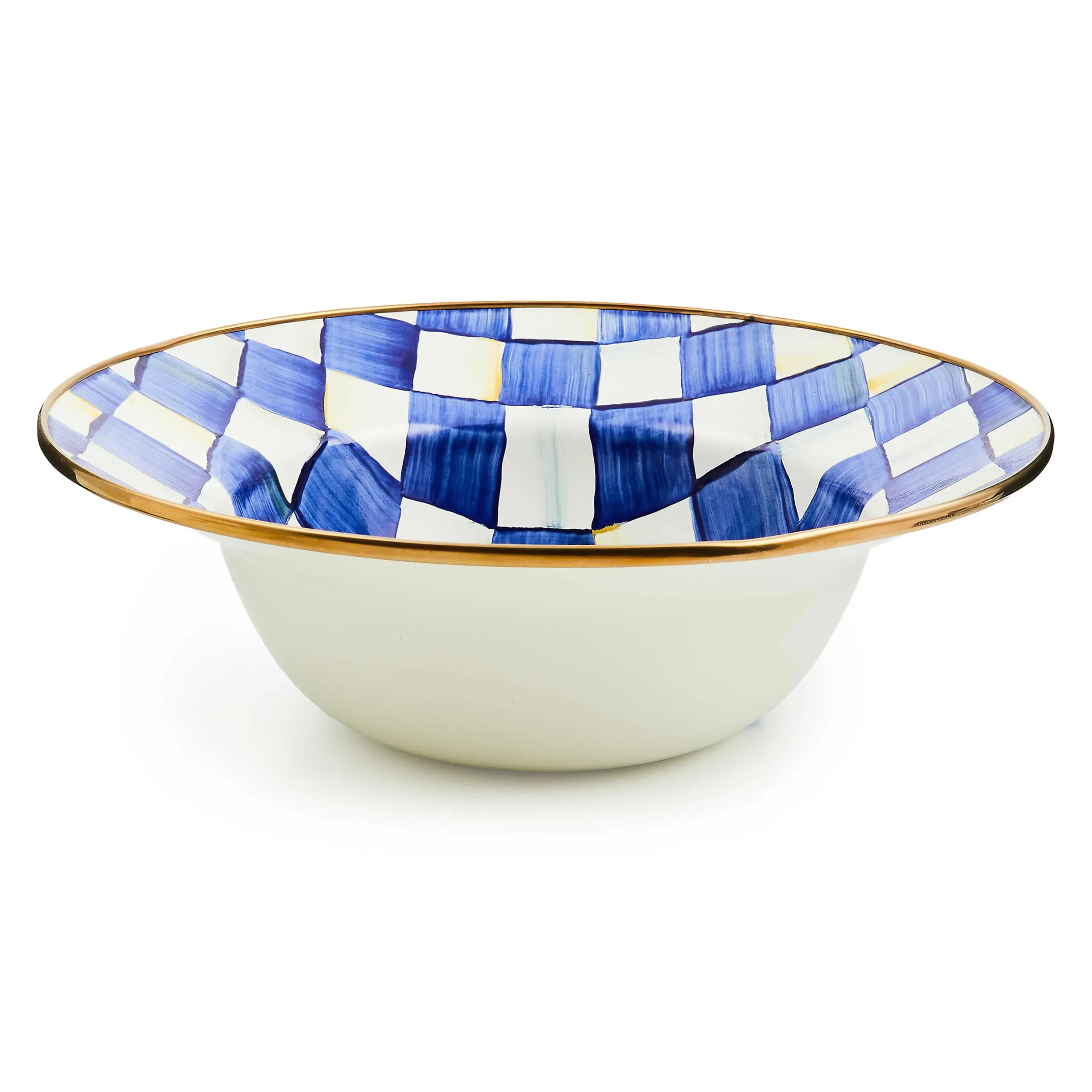 Serveware|MacKenzie-Childs Royal Check Serving Bowl
