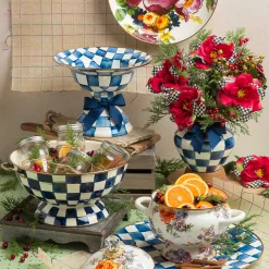 Bar Entertaining|Serveware|MacKenzie-Childs Royal Check Serving Platter