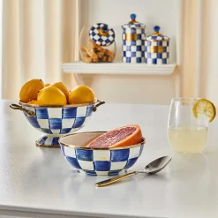 Serveware|MacKenzie-Childs Royal Check Simply Anything Bowl