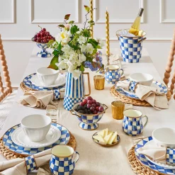 Serveware|MacKenzie-Childs Royal Check Simply Anything Bowl