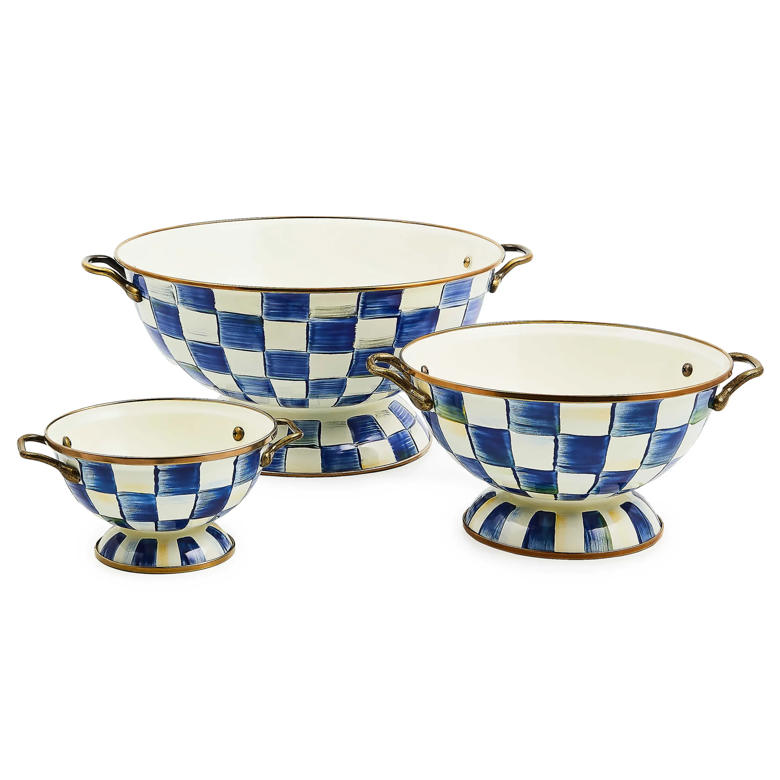 Serveware|MacKenzie-Childs Royal Check Simply Anything Bowl