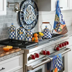 Room Accents|Kitchen Storage & Organization|MacKenzie-Childs Royal Check Small Canister