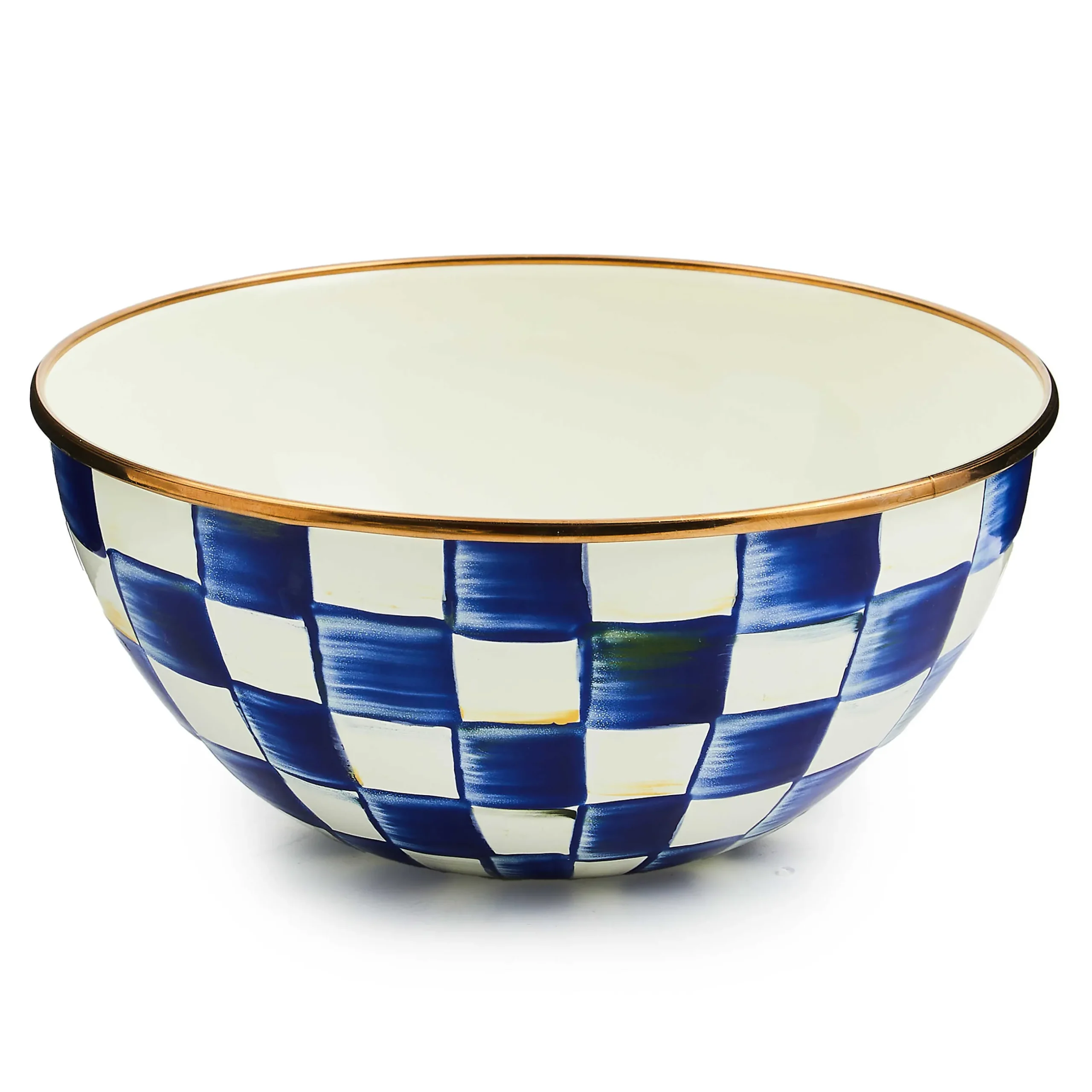 Serveware|MacKenzie-Childs Royal Check Small Everyday Bowl