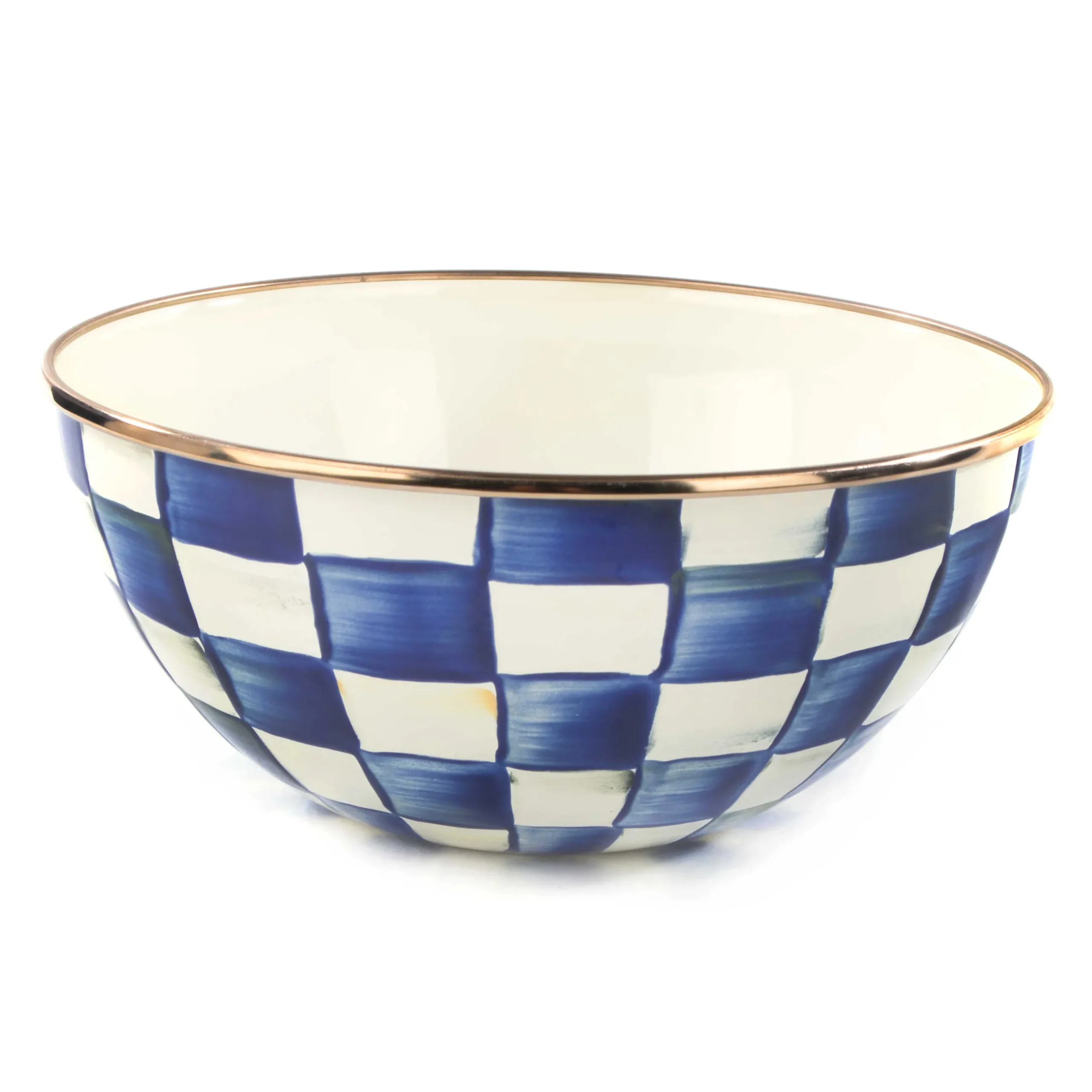 Serveware|MacKenzie-Childs Royal Check Small Everyday Bowl