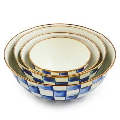 Serveware|MacKenzie-Childs Royal Check Small Everyday Bowl