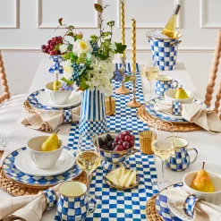 Kitchen & Table Linens|MacKenzie-Childs Royal Check Table Runner