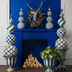 Spring|The Fall Shop|MacKenzie-Childs Royal Check Trophy Topiary