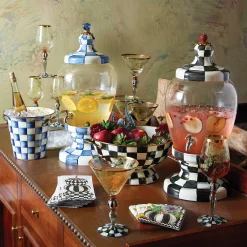 Drinkware|Bar Entertaining|MacKenzie-Childs Royal Check Wine Cooler