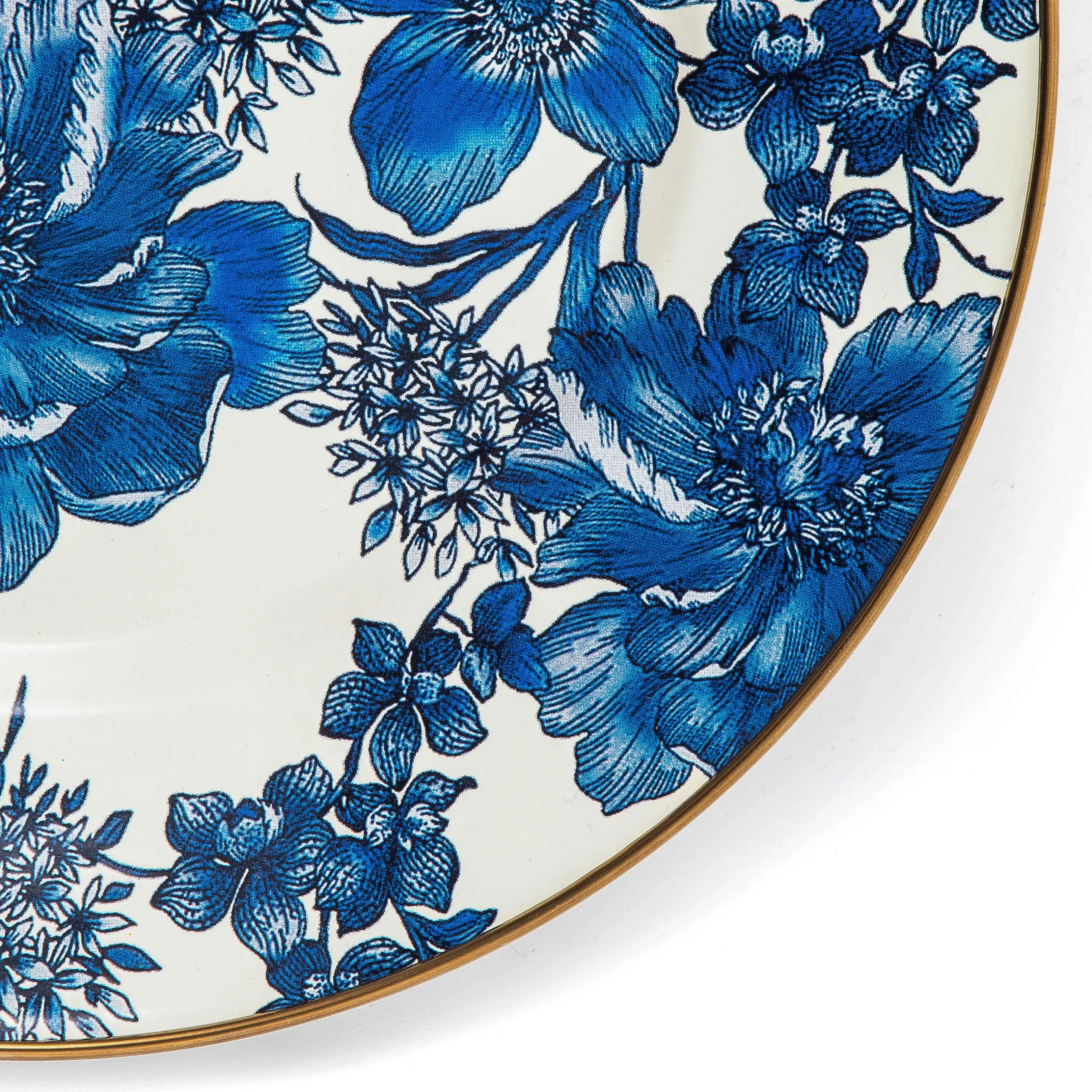 Spring|Dinnerware & Flatware|MacKenzie-Childs Royal English Garden Enamel Dinner Plate