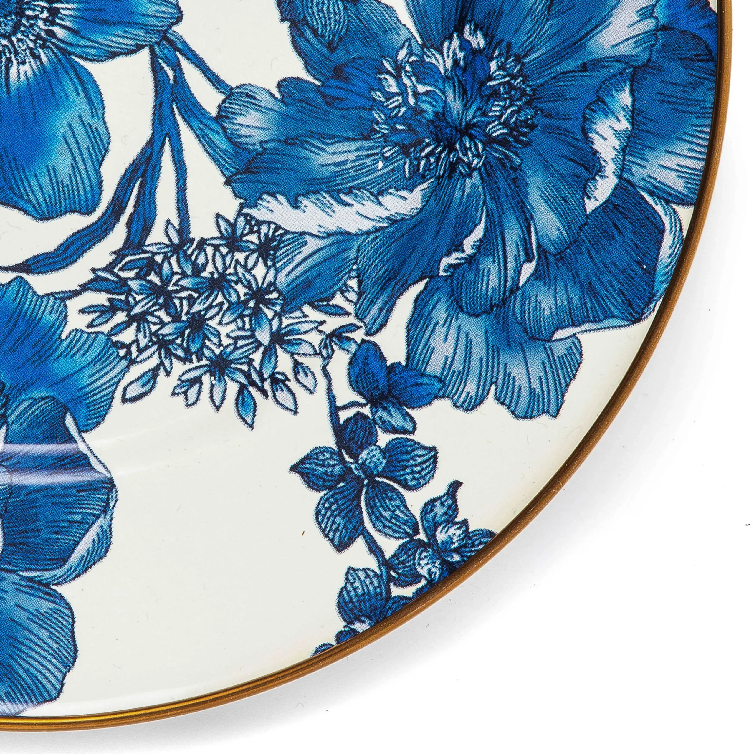 Spring|Dinnerware & Flatware|MacKenzie-Childs Royal English Garden Enamel Salad/Dessert Plate