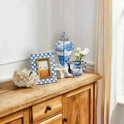 Kitchen Storage & Organization|MacKenzie-Childs Royal Toile Large Ginger Jar