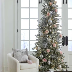 Holiday|MacKenzie-Childs Silver Mercury Glass Assorted Ornaments, Set of 6