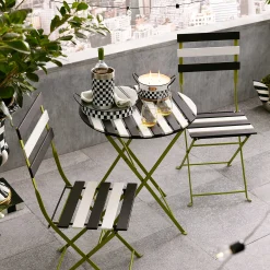 Bar Entertaining|Serveware|MacKenzie-Childs Spectator Galvanized Serving Trays, Set of 2