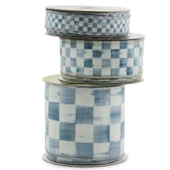 Finishing Touches|MacKenzie-Childs Sterling Check 2 Ribbon