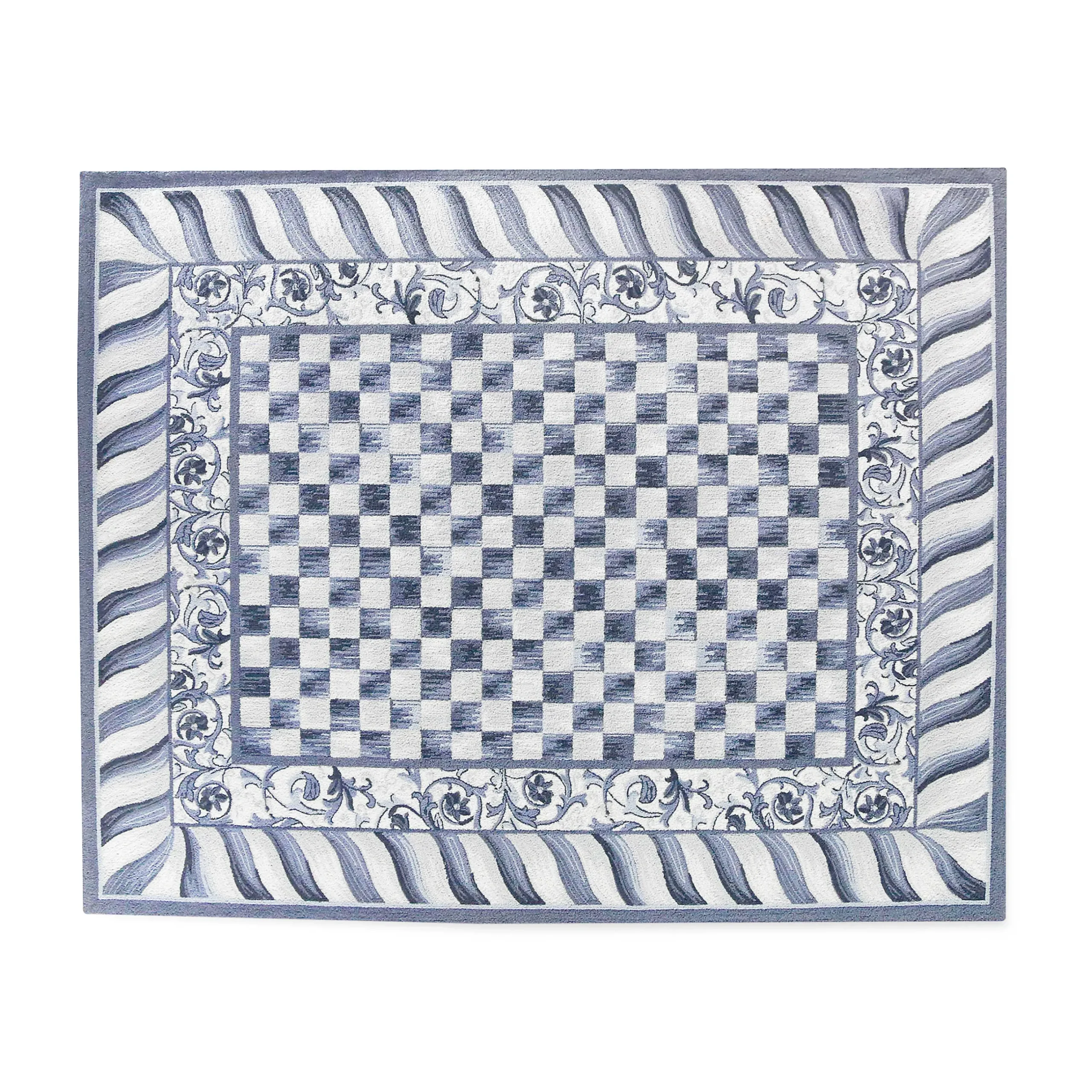Rugs|MacKenzie-Childs Sterling Check 8' x 10' Rug