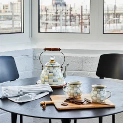 The Coffee Shop|Fall Entertaining|MacKenzie-Childs Sterling Check Mug