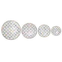 Bar Entertaining|Serveware|MacKenzie-Childs Sterling Check Serving Platter