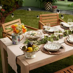 Serveware|MacKenzie-Childs Sterling Check Simply Anything Bowl