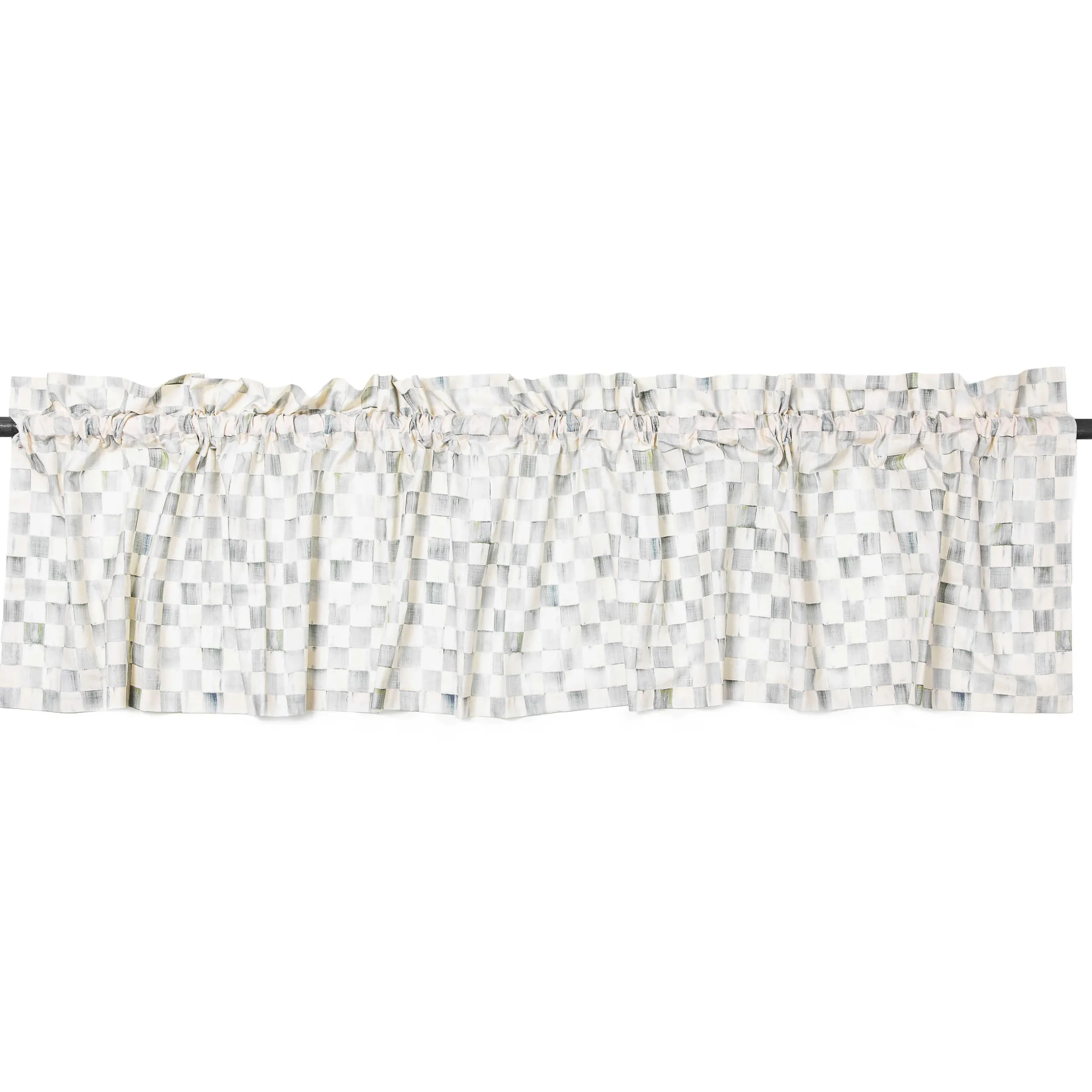 Room Accents|MacKenzie-Childs Sterling Check Valance