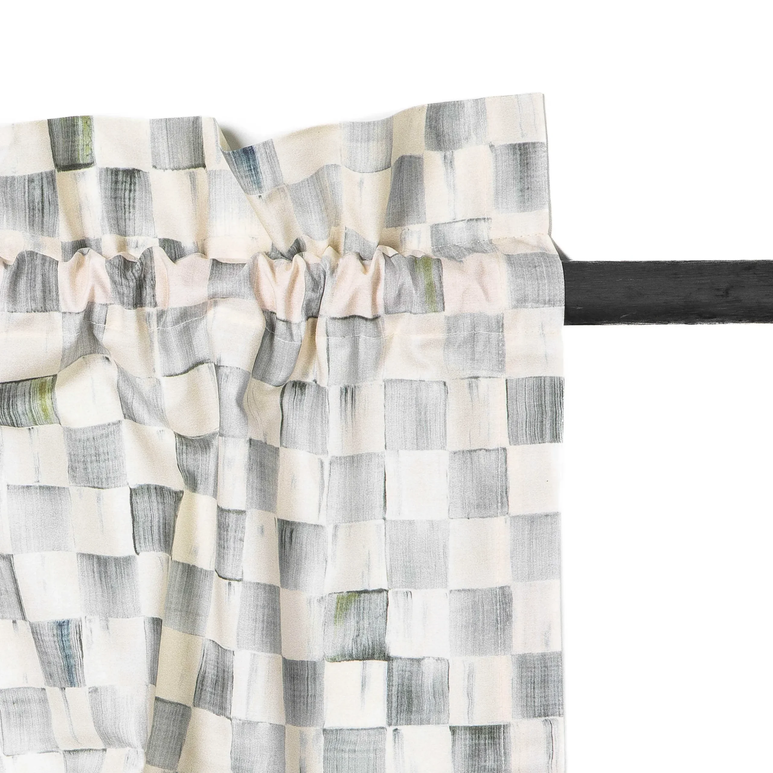 Room Accents|MacKenzie-Childs Sterling Check Valance