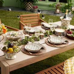 Bar Entertaining|Serveware|MacKenzie-Childs Sterling Check Wine Cooler