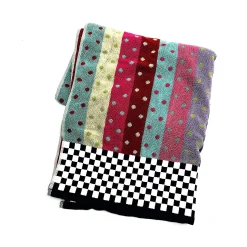 Bath & Bath Accessories|MacKenzie-Childs Stripe  Dot Confetti Bath Towel