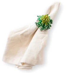 Holiday|Kitchen & Dining Sets|MacKenzie-Childs Tree  Candy Cane Napkin Rings, Set of 4