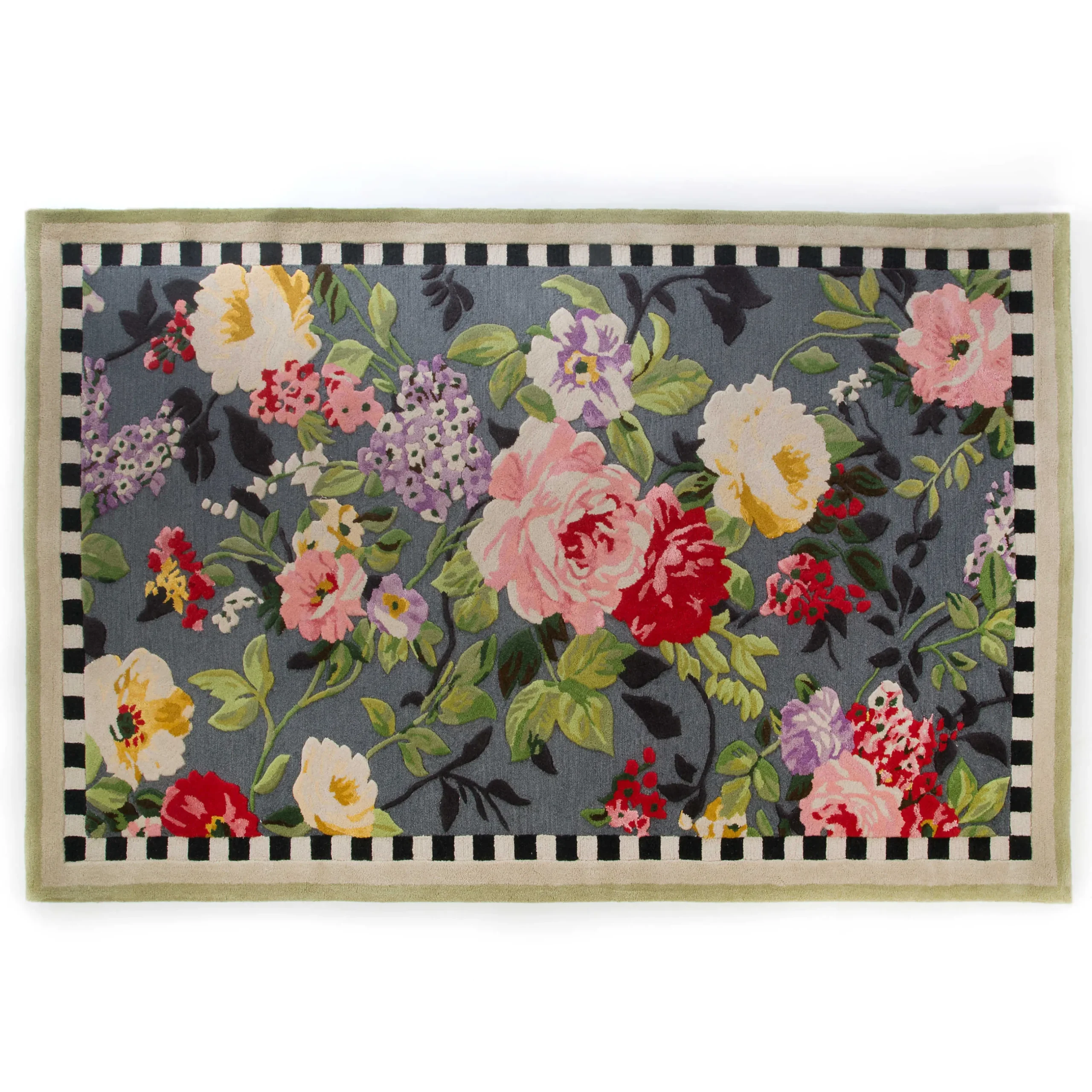 Rugs|MacKenzie-Childs Tudor Rose 5' x 8' Rug