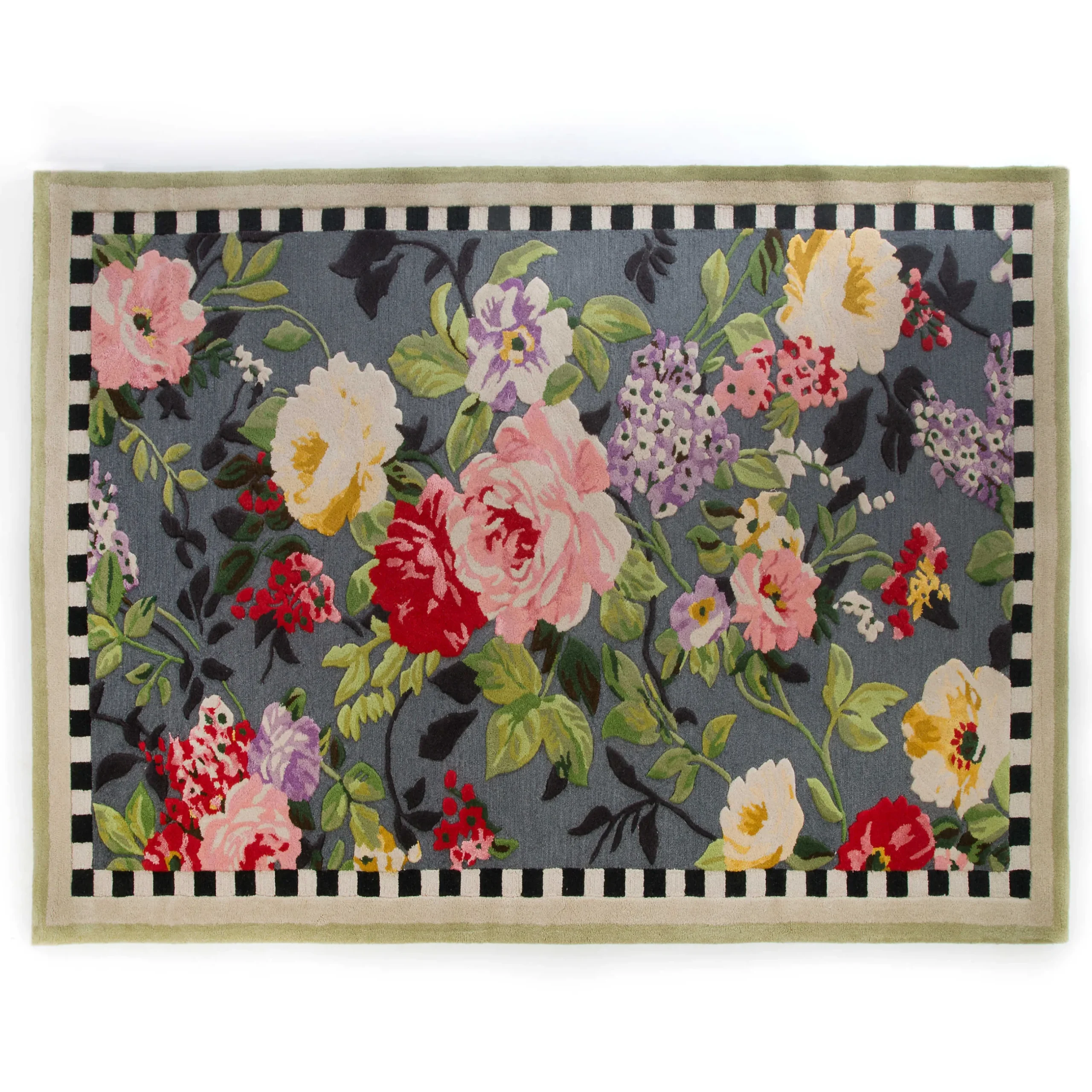Rugs|MacKenzie-Childs Tudor Rose 8' x 10' Rug