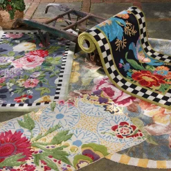 Rugs|MacKenzie-Childs Tudor Rose 3' x 5' Rug