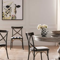 Dining Room & Kitchen|MacKenzie-Childs Tuscan Farm 62 Round Pedestal Table
