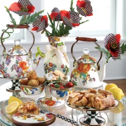 Bar Entertaining|Serveware|MacKenzie-Childs White Flower Market Triplicity
