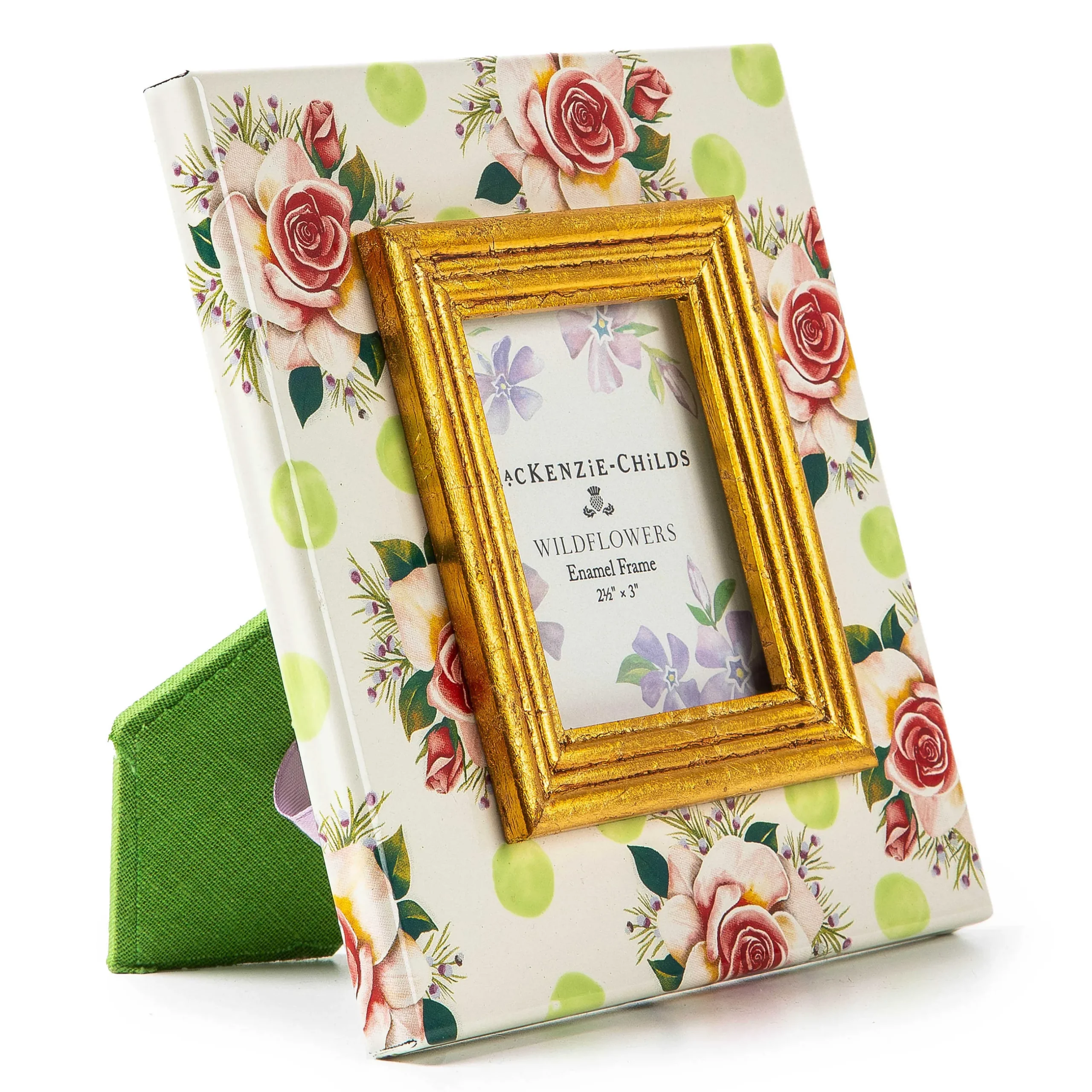 Room Accents|MacKenzie-Childs Wildflowers Green 2.5 x 3 Frame