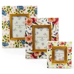 Room Accents|MacKenzie-Childs Wildflowers Green 2.5 x 3 Frame