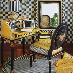 Storage Furniture|Living Room|MacKenzie-Childs Worker Bee Writing Desk